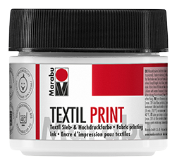 Marabu Textil Print Titanweiß 970 - 100ml