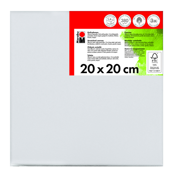 MarabuKeilrahmen20x20cmFSC100%