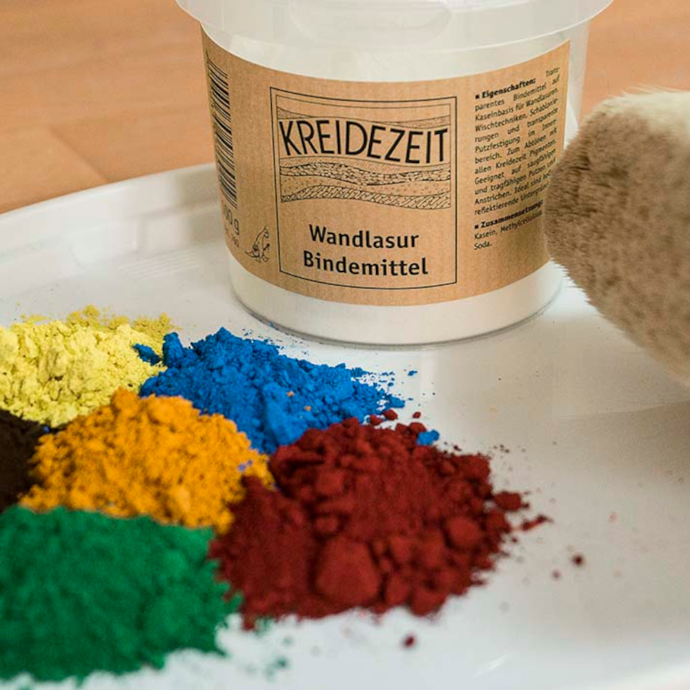 Kreidezeit Wandlasur Bindemittel